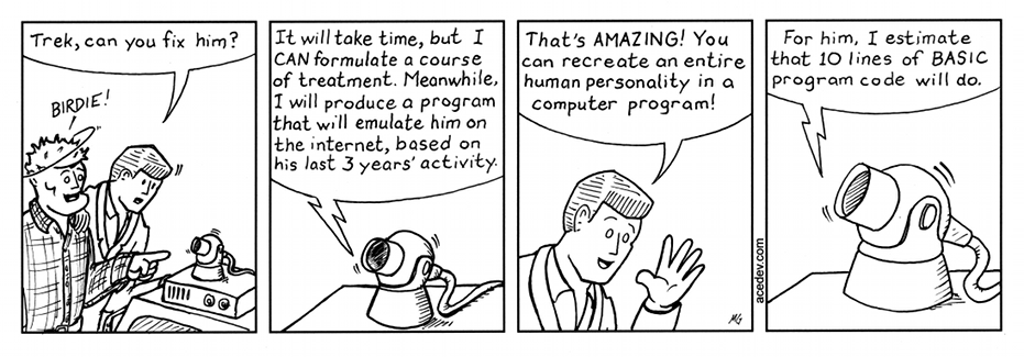 acedev comic, webcomic for Wednesday 10 Aug 2016
